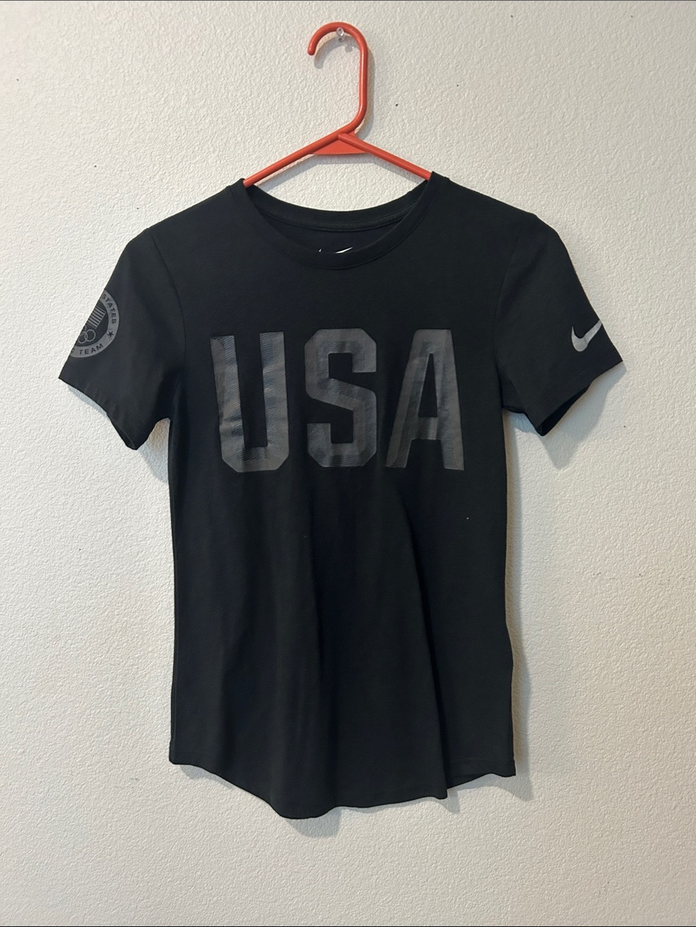 Nike Black USA Graphic Crewneck Tee